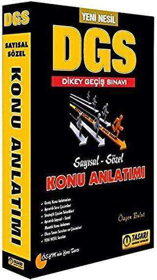 Tasarı Eğitim Yayınları 2019 DGS Sayısal-Sözel Konu Anlatımı - Tasarı Eğitim Yayınları