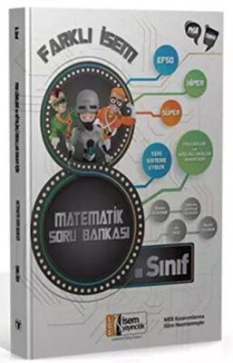 İSEM Yayıncılık 2019 Farklı İsem 8. Sınıf Matematik Soru Bankası - 1