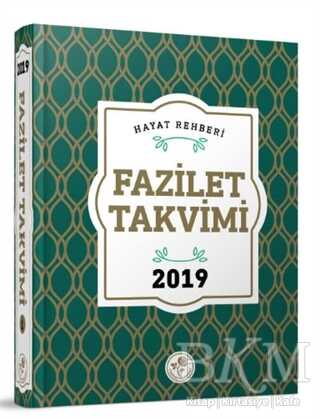 2019 Fazilet Takvim - Yurtiçi 1.Bölge Ciltli