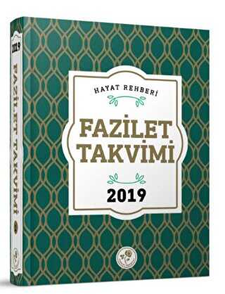 2019 Fazilet Takvimi - Yurtiçi 4.Bölge