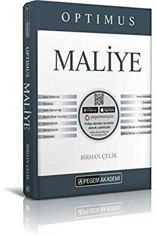 Pegem Akademi Yayıncılık 2019 KPSS A Grubu Maliye Konu Anlatımı - Pegem Akademi Yayıncılık