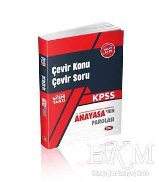 Data Yayınları 2019 KPSS Çevir Konu Çevir Soru Anayasa`nın Parolası - Data Yayınları