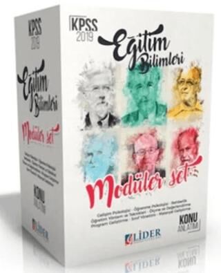 Lider Yayınları 2019 KPSS Eğitim Bilimleri Konu Anlatım Modüler Set - 1