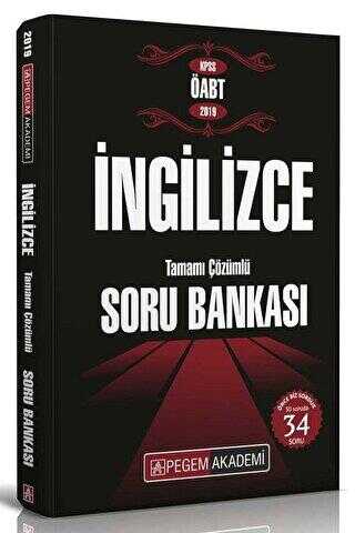 Pegem Akademi Yayıncılık 2019 KPSS ÖABT İngilizce Tamamı Çözümlü Soru Bankası - Pegem Akademi Yayıncılık