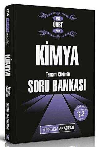 Pegem Akademi Yayıncılık 2019 KPSS ÖABT Kimya Tamamı Çözümlü Soru Bankası - 1