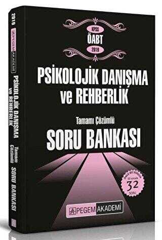 Pegem Akademi Yayıncılık 2019 KPSS ÖABT Psikolojik Danışma ve Rehberlik Tamamı Çözümlü Soru Bankası - Pegem Akademi Yayıncılık
