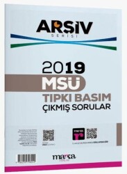 2019 MSÜ Çıkmış Sorular Tamamı Video Çözümlü - Marka Yayınları
