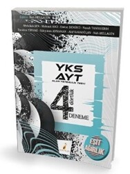 2019 YKS AYT Eşit Ağırlık 4 Dörtlük 4 Deneme Sınavı - Pelikan Tıp Teknik Yayıncılık