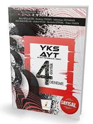 Pelikan Tıp Teknik Yayıncılık 2019 YKS AYT Sayısal 4 Dörtlük 4 Deneme Sınavı - 1