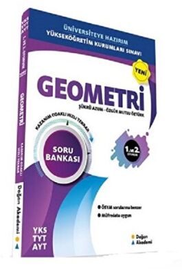 Doğan Akademi YKS TYT-AYT Geometri Soru Bankası Kazanım Odaklı Hızlı Tekrar - 1