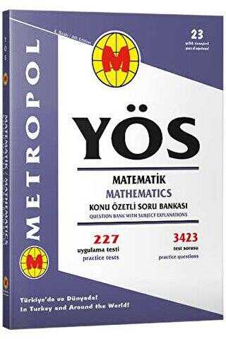 YÖS Matematik Konu Özetli Soru Bankası - 1