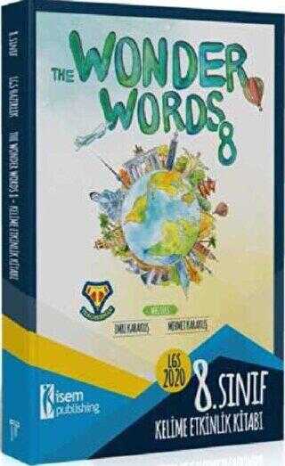 İSEM Yayıncılık 2020 8. Sınıf İngilizce Kelime Etkinlik Kitabı - The Wonder Words