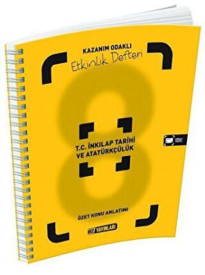 Hız Yayınları 8. Sınıf TC İnkılap Tarihi ve Atatürkçülük Etkinlik Defteri - 1