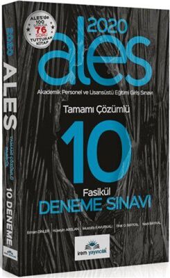 İrem Yayıncılık 2020 ALES 10 Fasikül Deneme Sınavı - 1