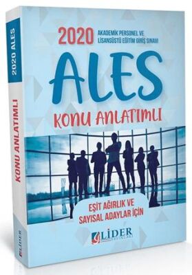 Lider Yayınları 2020 ALES Konu Anlatımlı Eşit Ağırlık Sayısal - 1