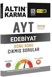 Altın Karma Yayınları AYT Edebiyat Konu Konu Çıkmış Sorular - Altın Karma Yayınları