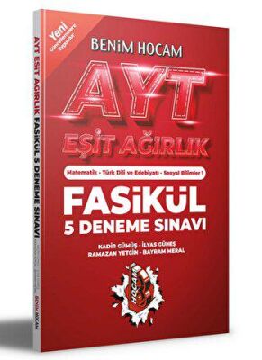 AYT Eşit Ağırlık 5 Fasikül Deneme Sınavı - 1