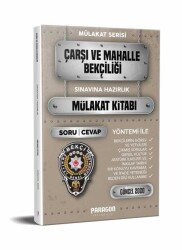 Paragon Yayıncılık 2020 Çarşı ve Mahalle Bekçiliği Çıkmış Sorularla Mülakat Kitabı - Paragon Yayıncılık