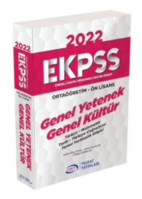 Murat Yayınları 2022 EKPSS Ortaöğretim Önlisans Genel Yetenek Genel Kültür - 1