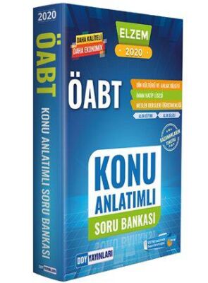 DDY Yayınları 2020 ÖABT Din Kültürü ve Ahlak Bilgisi Elzem Serisi Konu Anlatımlı Soru Bankası - 1