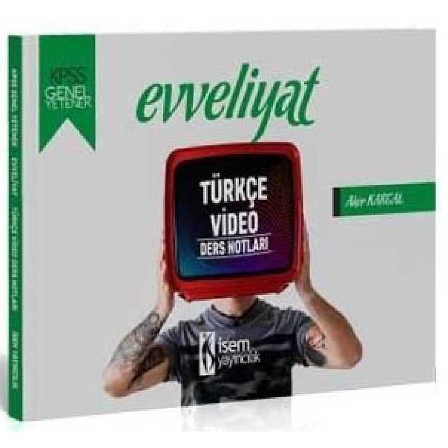 İSEM Yayıncılık 2020 Evveliyat KPSS Genel Yetenek Türkçe Video Ders Notları