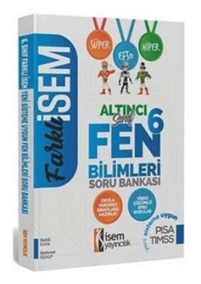 İSEM Yayıncılık 6. Sınıf Fen Bilimleri Soru Bankası Farklı İsem - 1