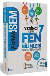 İSEM Yayıncılık 2020 Farklı İsem 7. Sınıf Fen Bilimleri Soru Bankası - İSEM Yayıncılık