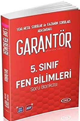 Data Yayınları 2020 Garantör 5. Sınıf Fen Bilimleri Soru Bankası - 2