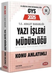 GYS Adalet Bakanlığı Yazı İşleri Müdürlüğü Konu Anlatımlı - Data Yayınları