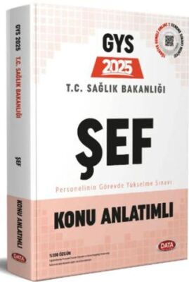 Data Yayınları T.C Sağlık Bakanlığı GYS Şef Konu Anlatımlı - 1