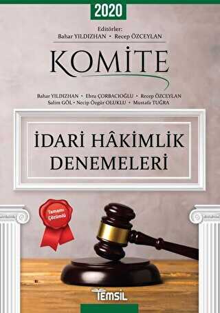 2020 Komite İdari Hakimlik Denemeleri Tamamı Çözümlü 5 Deneme - Temsil Kitap