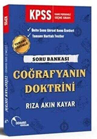 Doktrin Yayınları 2019 KPSS Coğrafyanın Doktrini Çözümlü Soru Bankası - Doktrin Yayınları