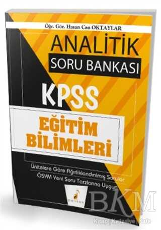 Pelikan Tıp Teknik Yayıncılık 2020 KPSS Eğitim Bilimleri Analitik Soru Bankası - Pelikan Tıp Teknik Yayıncılık