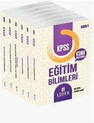 Lider Yayınları 2021 KPSS Eğitim Bilimleri 6`lı Modül Konu Anlatımı - Lider Yayınları