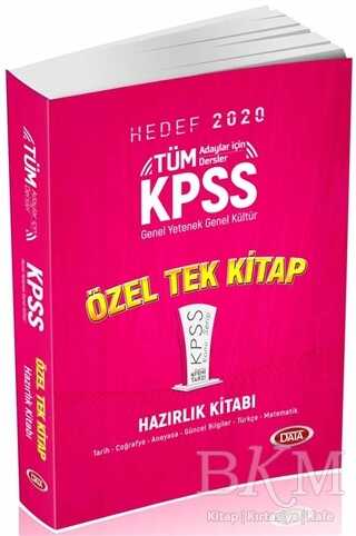 Data Yayınları 2020 KPSS Genel Yetenek – Genel Kültür Konu Anlatımlı Tek Kitap - Data Yayınları