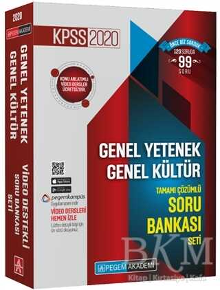 Pegem Akademi Yayıncılık 2020 KPSS Genel Yetenek Genel Kültür Tamamı Çözümlü Soru Bankası Seti 5 Kitap Takım