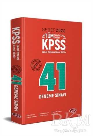 Data Yayınları 2020 KPSS Genel Yetenek Genel Kültür 41 Deneme Sınavı - Data Yayınları