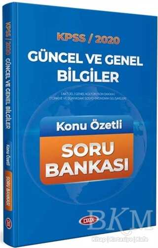 Data Yayınları 2020 KPSS Güncel ve Genel Bilgiler Konu Özetli Soru Bankası - Data Yayınları