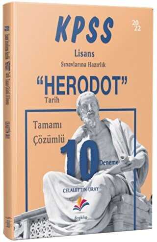 Dizgi Kitap 2022 KPSS ``Herodot`` Tamamı Çözümlü 10 Tarih Deneme