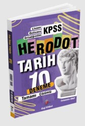 Dizgi Kitap Herodot KPSS Lisans Tamamı Çözümlü 10 Tarih Deneme 2024 - Dizgi Kitap
