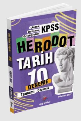 Dizgi Kitap Herodot KPSS Lisans Tamamı Çözümlü 10 Tarih Deneme 2024 - 1