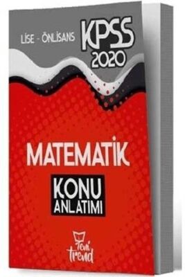 Yeni Trend Yayınları 2020 KPSS Lise Önlisans Genel Yetenek Genel Kültür Matematik Konu Anlatımı - 1