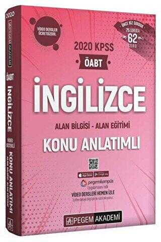 Pegem Akademi Yayıncılık 2020 KPSS ÖABT İngilizce Konu Anlatımlı - Pegem Akademi Yayıncılık
