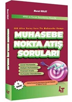 4T Yayınları KPSS Muhasebe Nokta Atış Soruları - 1