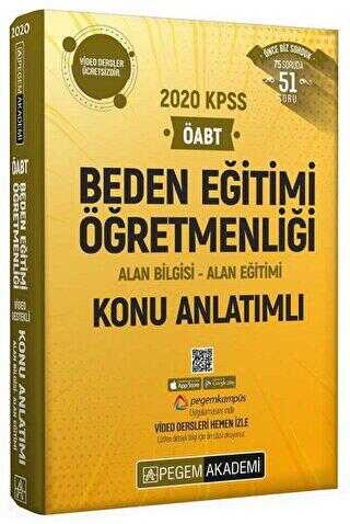 Pegem Akademi Yayıncılık 2020 ÖABT Beden Eğitimi Öğretmenliği Konu Anlatımlı - Pegem Akademi Yayıncılık