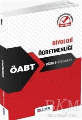 Lider Yayınları 2022 ÖABT Biyoloji Öğretmenliği Soru Bankası Çözümlü - 1