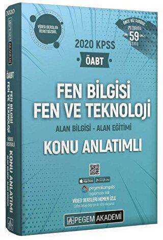 Pegem Akademi Yayıncılık 2020 KPSS ÖABT Fen Bilgisi Fen ve Teknoloji Alan Bilgisi Alan Eğitimi Video Destekli Konu Anlatımlı Modüler Set - Pegem Akademi Yayıncılık