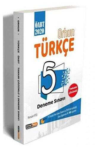 Kariyer Meslek Yayıncılık 2020 ÖABT Orhun Türkçe Tamamı Çözümlü 5 Deneme Sınavı
