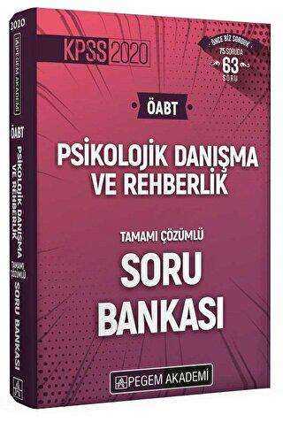 Pegem Akademi Yayıncılık 2020 KPSS ÖABT Psikolojik Danışma ve Rehberlik Tamamı Çözümlü Soru Bankası - Pegem Akademi Yayıncılık