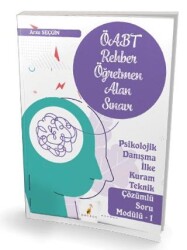Pelikan Tıp Teknik Yayıncılık KPSS ÖABT Rehber Öğretmenliği Alan Sınavı - Psikolojik Danışma İlke Kuram Teknik Çözümlü Soru Modülü 1 - Pelikan Tıp Teknik Yayıncılık